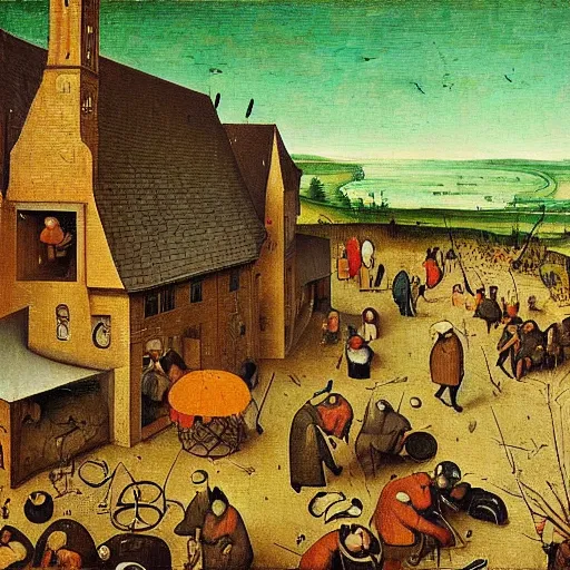 Image similar to “a detailed oil painting of iPhone by Pieter Bruegel the Elder”