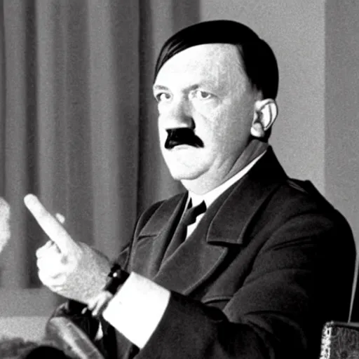 Image similar to Hitler in 1996