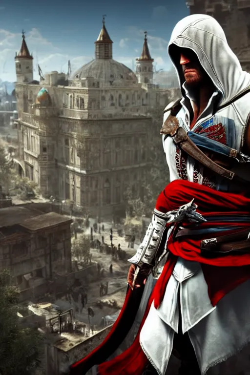 Stable Diffusion prompt: assassin's creed 2 concept art, - PromptHero