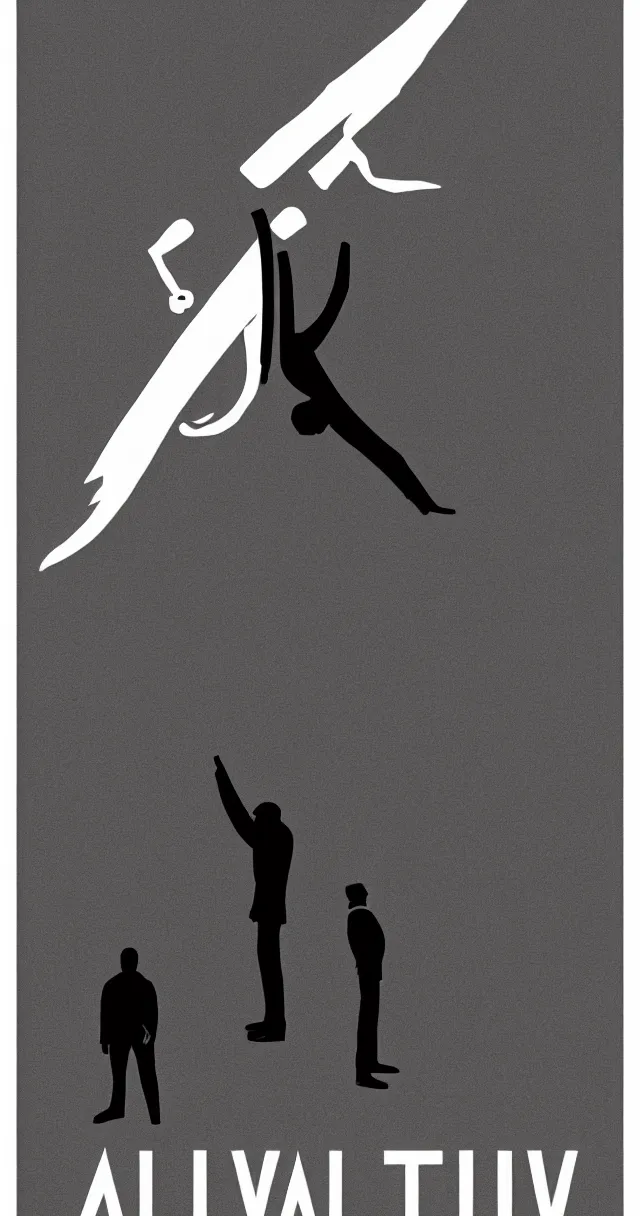 Prompt: minimalist poster art for the movie oblivion