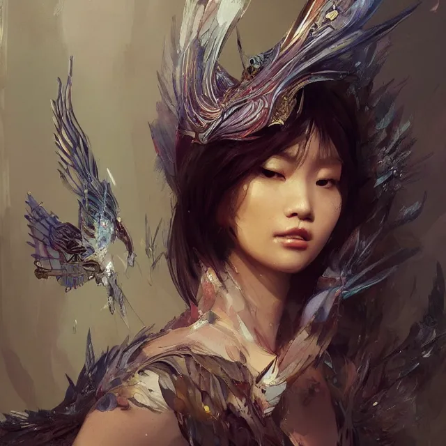 Prompt: very beauty girl asian, wings, angel hyper detailed, insane details, intricate, elite, elegant, luxury, by ismail inceoglu dragan bibin hans thoma greg rutkowski alexandros pyromallis rene maritte illustrated, perfect face, fine details, realistic shaded, fine - face, pretty face, artstation