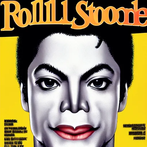 Image similar to genetic combination of michael jackson and paul mccartney on the cover of rolling stone magazine, dynamic lighting, ultra detailed