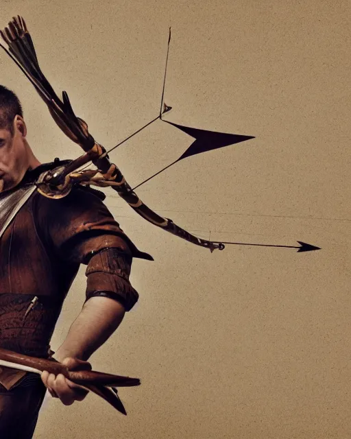 Image similar to man pointing his bow and arrow, photo, film, wallpaper