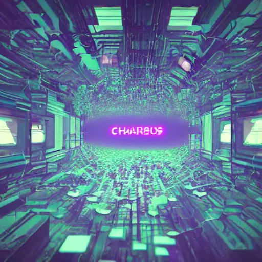 Prompt: chaos of a startup by beeple