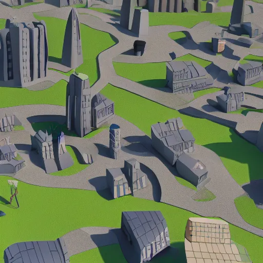 ArtStation - Green Hill 3D Redesign