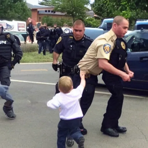 Prompt: matt gatez being arrested for child endangerment