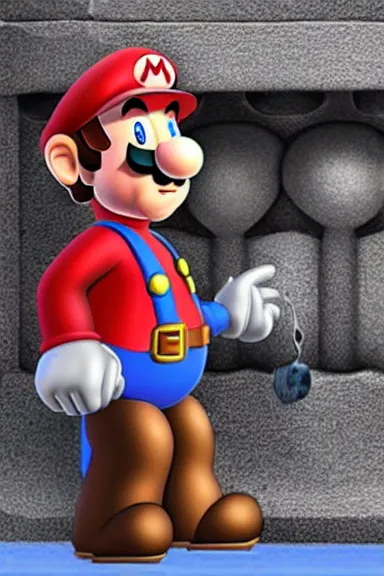 Image similar to “ very very intricate photorealistic photo of a realistic human version of super mario in an episode of game of thrones, photo is in focus with detailed atmospheric lighting, award - winning details ”