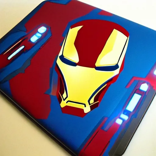 Image similar to iron man laptop
