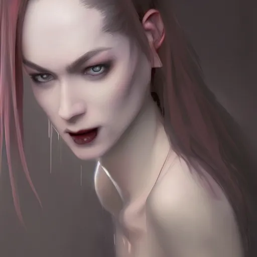 Prompt: a vampire artist with a fools cap, morningstar, ultra high detailed, oil painting, greg rutkowski, charlie bowater, yuumei, yanjun cheng, unreal 5, daz, hyperrealistic, octane render, rpg portrait, dynamic lighting