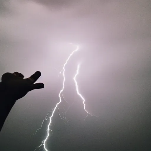 Image similar to lightning storm in my hand