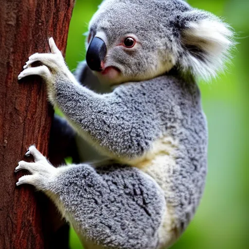 Image similar to koala wearing ninja - yoroi, beautiful award winning professional creature profile photography