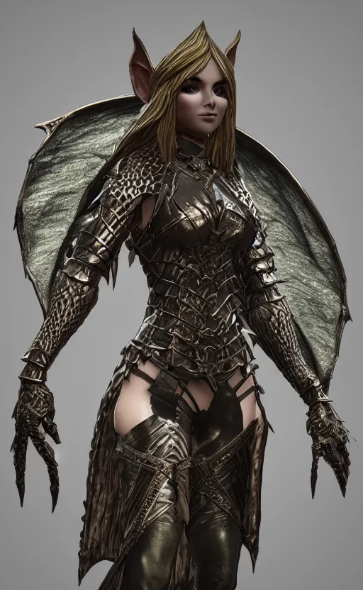 Image similar to Gothic elf princess in dragon armor, bronze statue, unreal engine, high detailed