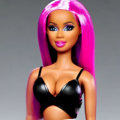 Image similar to Nicki Minaj barbie tingz,body,4k,