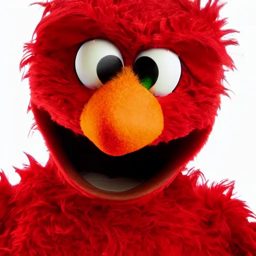 Image similar to 8 k photo of elmo smoking, mugshot