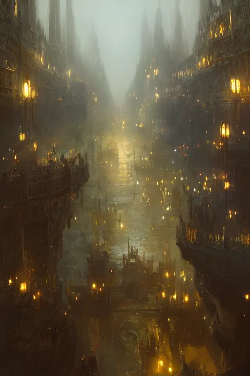 Image similar to Avalon the royal city of king arthur, intricate, elegant, volumetric lighting, digital painting, highly detailed, artstation, sharp focus, illustration, concept art, ruan jia, steve mccurry