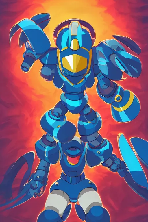 Image similar to robot ninja mask helmet megaman x zero rockman 2 0 2 2 switch game boss legacy collection fanart artsation, art gta 5 comics, behance hd by jesper ejsing, by rhads, makoto shinkai and lois van baarle, ilya kuvshinov, rossdraws global illumination ray tracing