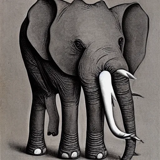 Image similar to an elephant wearing a tutu teaching ballet, giger