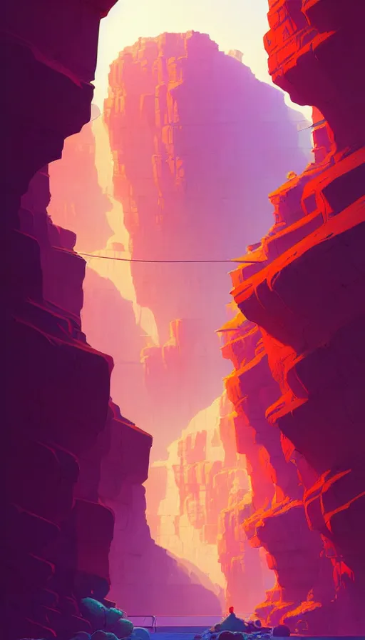 Image similar to deep natural cave wall, dynamic light, global illumination, illustration by josan gonzales and moebius, rhads, clean thick line, comics style,