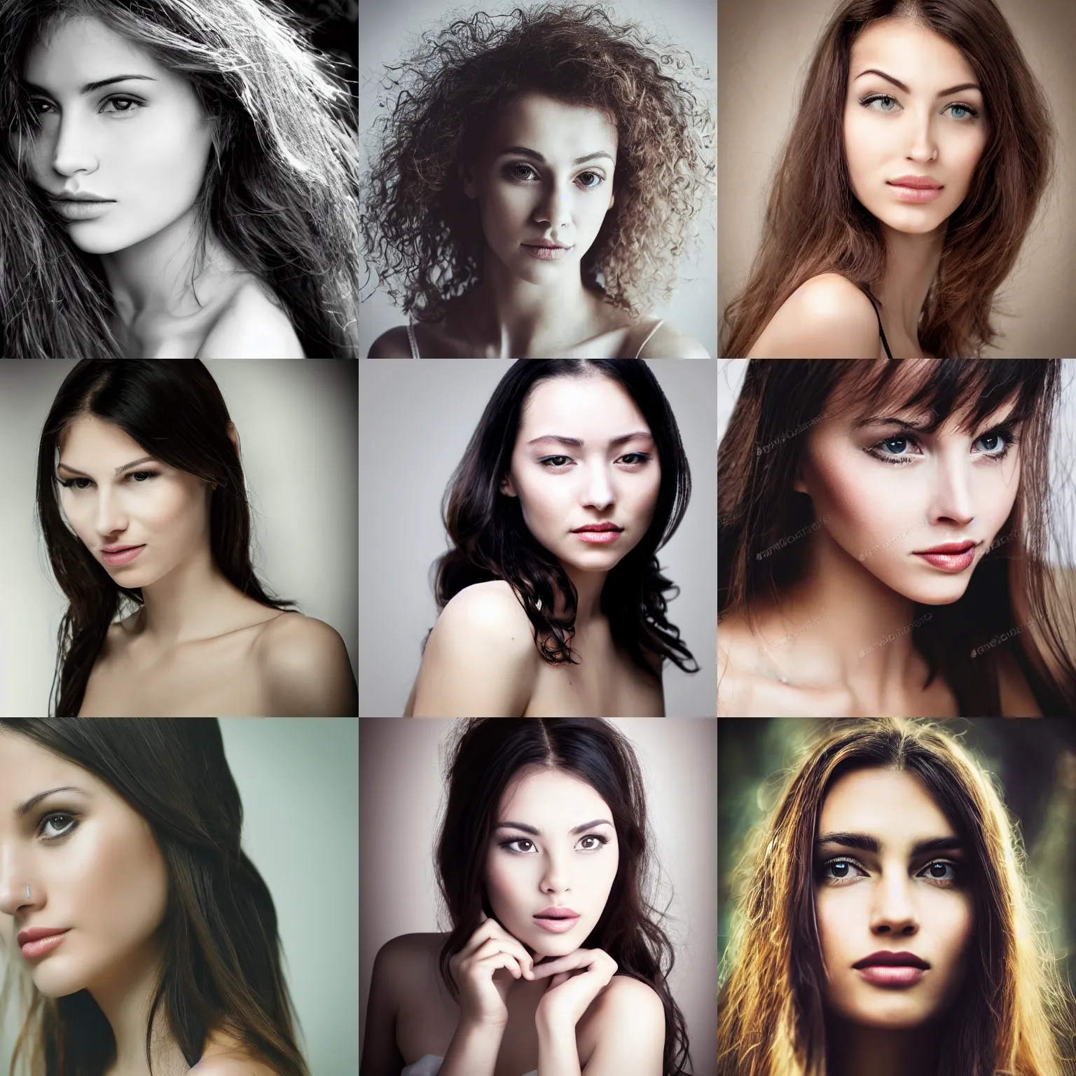 Image similar to beautiful woman portrait