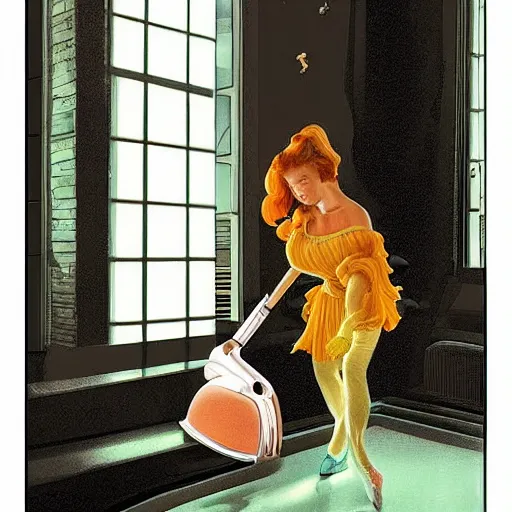 Image similar to If the concept of vacuum was a woman, digital art, fantastic composition, astonishing detail, beautiful lighting, award winning
