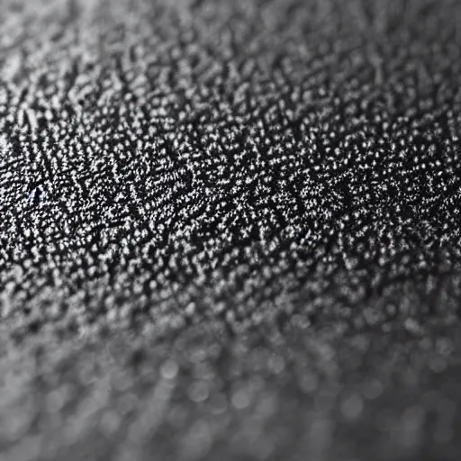 Image similar to extreme closeup of a dark black texture