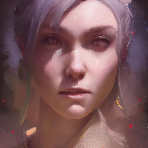 Image similar to a beautiful portrait of huggy wuggy from poppy playtime video game, oil painting, Greg Rutkowski, Charlie Bowater, video game art, unreal 5, DAZ, hyperrealistic, octane render, RPG portrait, dynamic lighting, fantasy art, beautiful face