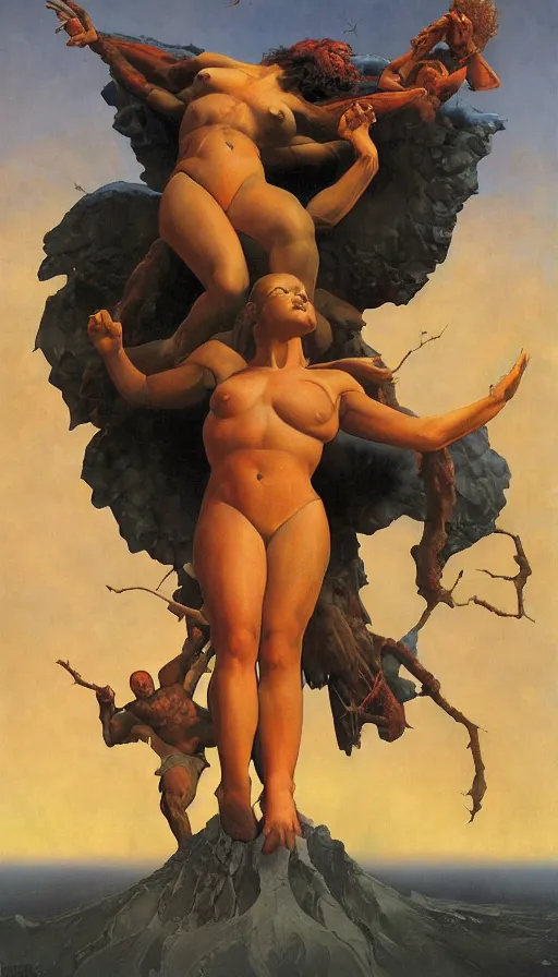 Image similar to the end of the world, by thomas blackshear