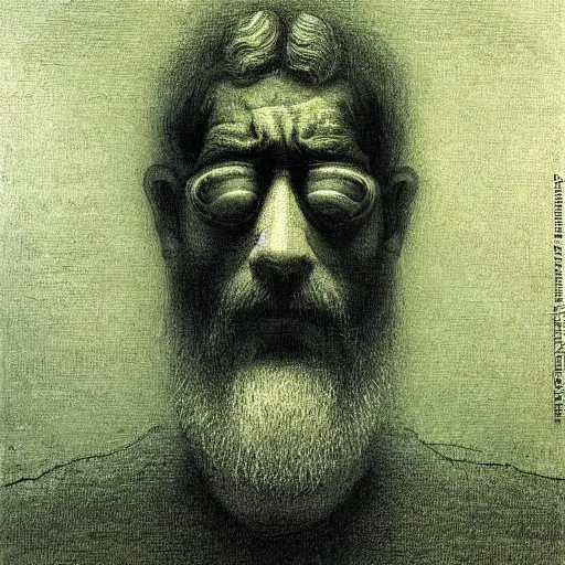 Image similar to portrait of Mr. Vertigo, by Odd Nerdrum, by M.C. Escher, beautiful, eerie, surreal, colorful