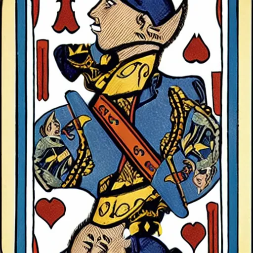 Image similar to medieval playing cards with batman