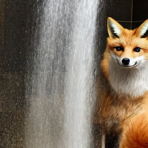 Image similar to 🦊🚿