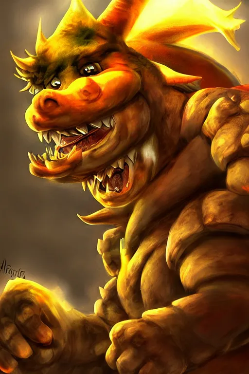 Image similar to bowser, highly detailed, digital art, sharp focus, ambient lighting, trending on art station