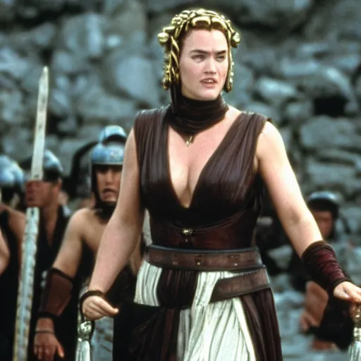 Image similar to kate winslet in the film gladiator