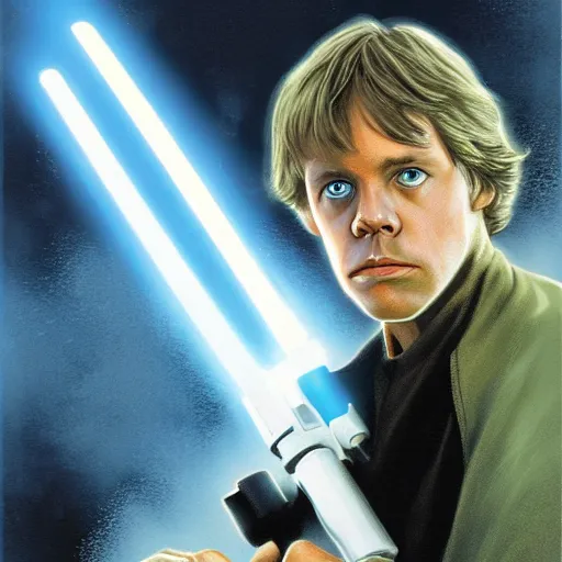 Image similar to luke skywalker by jan duursema