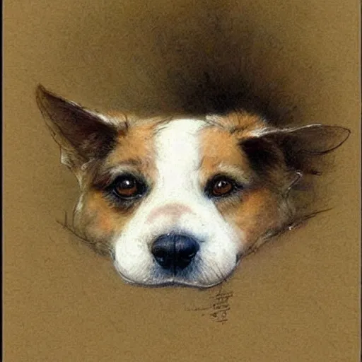 Image similar to ( ( ( ( ( cute dog at a spa. muted colors. ) ) ) ) ) by jean - baptiste monge!!!!!!!!!!!!!!!!!!!!!!!!!!!