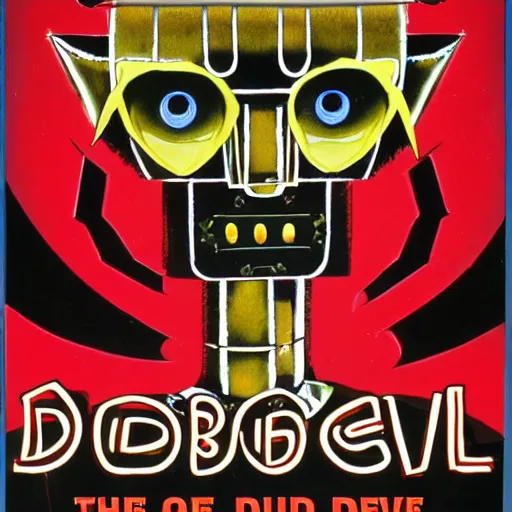 Image similar to the face of the robot devil