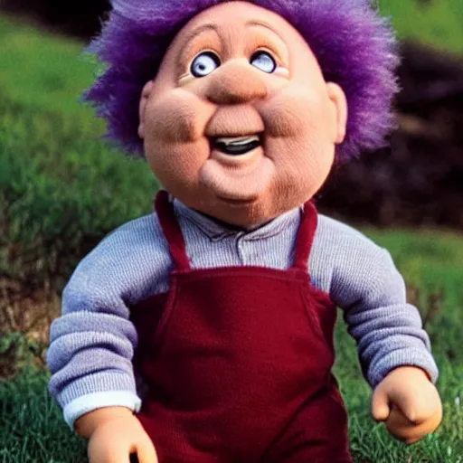 Image similar to bill murray as a cabbage patch doll