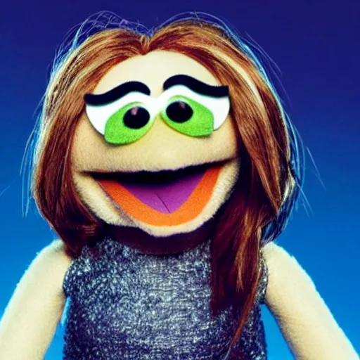 Image similar to Olivia Wilde as a muppet