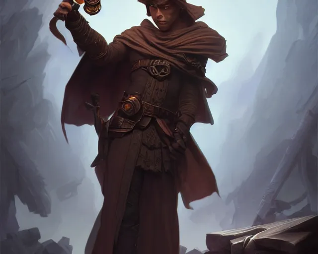 Image similar to young shadow mage male, holding a pipe, shrouded face, deep focus, d & d, fantasy, intricate, elegant, highly detailed, digital painting, artstation, concept art, matte, sharp focus, illustration, hearthstone, art by artgerm and greg rutkowski and alphonse mucha