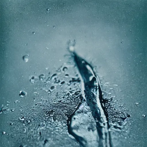 Image similar to Soaking wet soggy fish stick drenched with a stream water from a faucet on a moist wet plate dripping with water very wet fish sticks macro lens