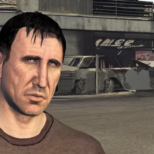 Image similar to Trent Reznor in GTA Sandreas