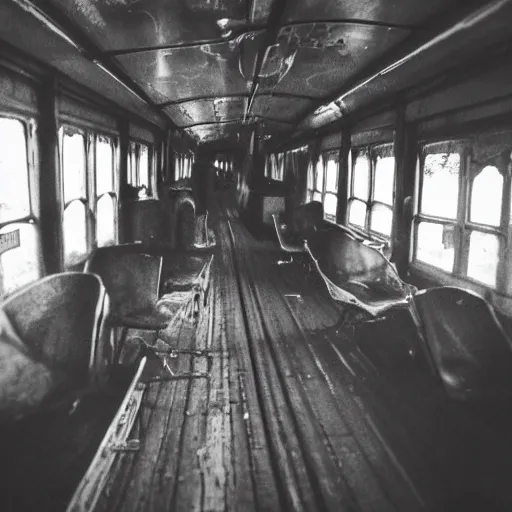 Prompt: ghost train ride