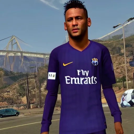 Image similar to neymar in gta v