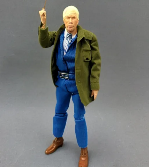 Prompt: 1 9 8 0 s kenner fully articulated toy, fully posable, 3 3 / 4 inch, lee marvin, very detailed action figure photo realistic