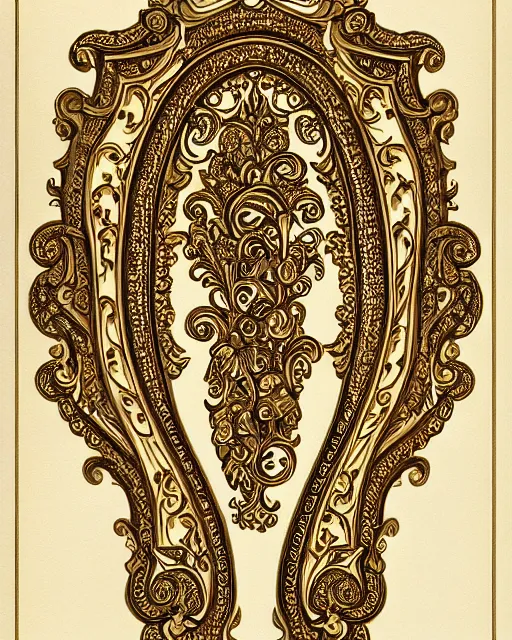 Image similar to a beautiful ornate, ornamentation, elegant, beautifully soft lit, illustration