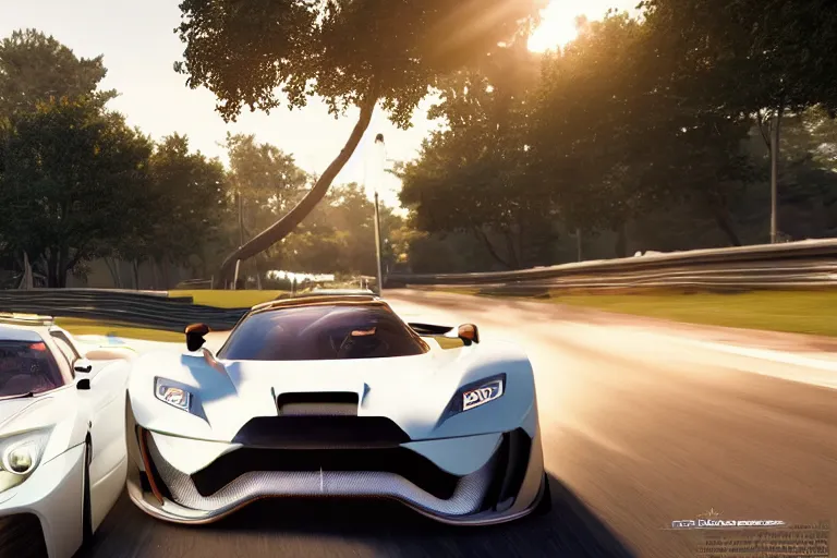 Image similar to photo wallpaper sport car gran turismo 7 forza horizon need for speed fast and furious 5 unreal engine supercar hypercar game concept car octane render, 4 khd 2 0 2 2 3 d cgi rtx style chrome reflexion global illumination ray tracing hdr arstation pixar and disney unreal