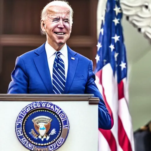 Image similar to joe biden with iron claws