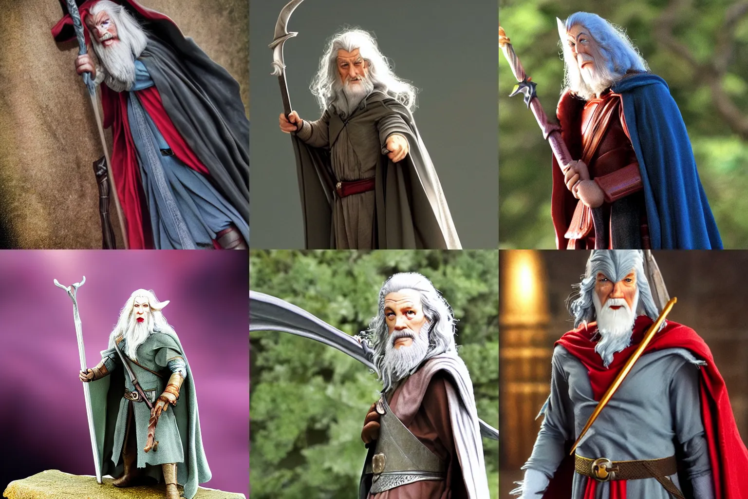 Prompt: DC-Robin!!!! Gandalf, photo, dslr