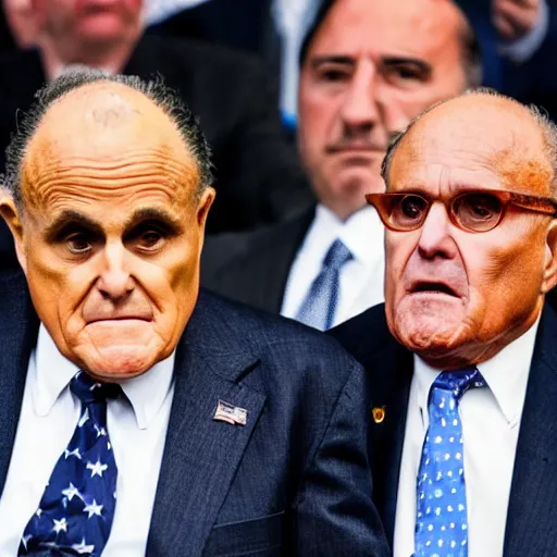 Prompt: rudy giuliani stretched face