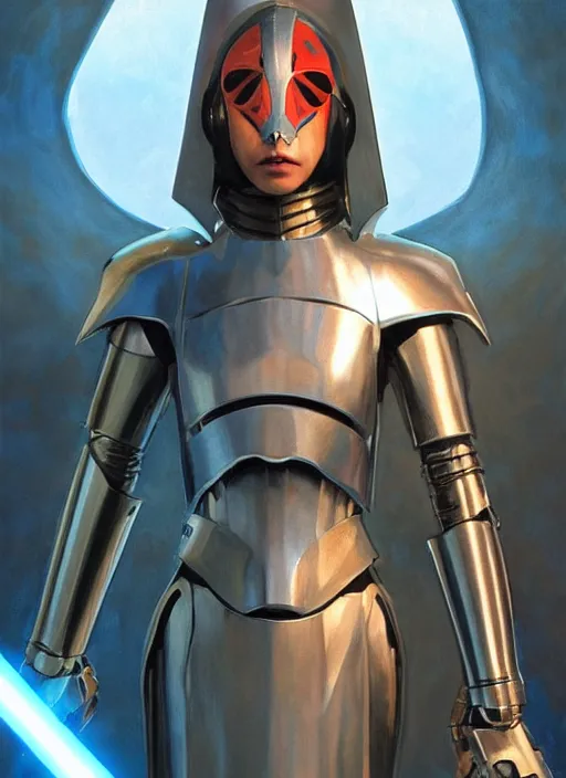 Image similar to blue thresher shark wearing plate armor, shark head, holding a lightsaber, fantasy, wonderful masterpiece highly detailed, scifi, beautiful cinematic light deep focus, elegant, digital painting, smooth, sharp focus, golden ratio, dramatic illumination, ultra realistic, 8 k, art by ilya kuvshinov, artgerm, alphonse mucha, and greg rutkowski