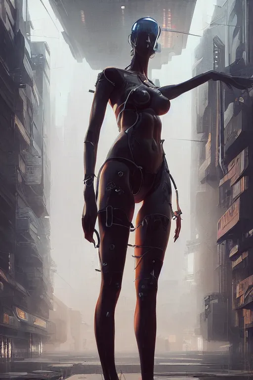 Image similar to entire body, cyberpunk, normal eyes, cyberpunk, male character, beautiful eyes, nice legs, concept art, artstation, intricate details, dramatic lighting, ilya kuvshinov, greg rutkowski, dramatic lighting, octane render